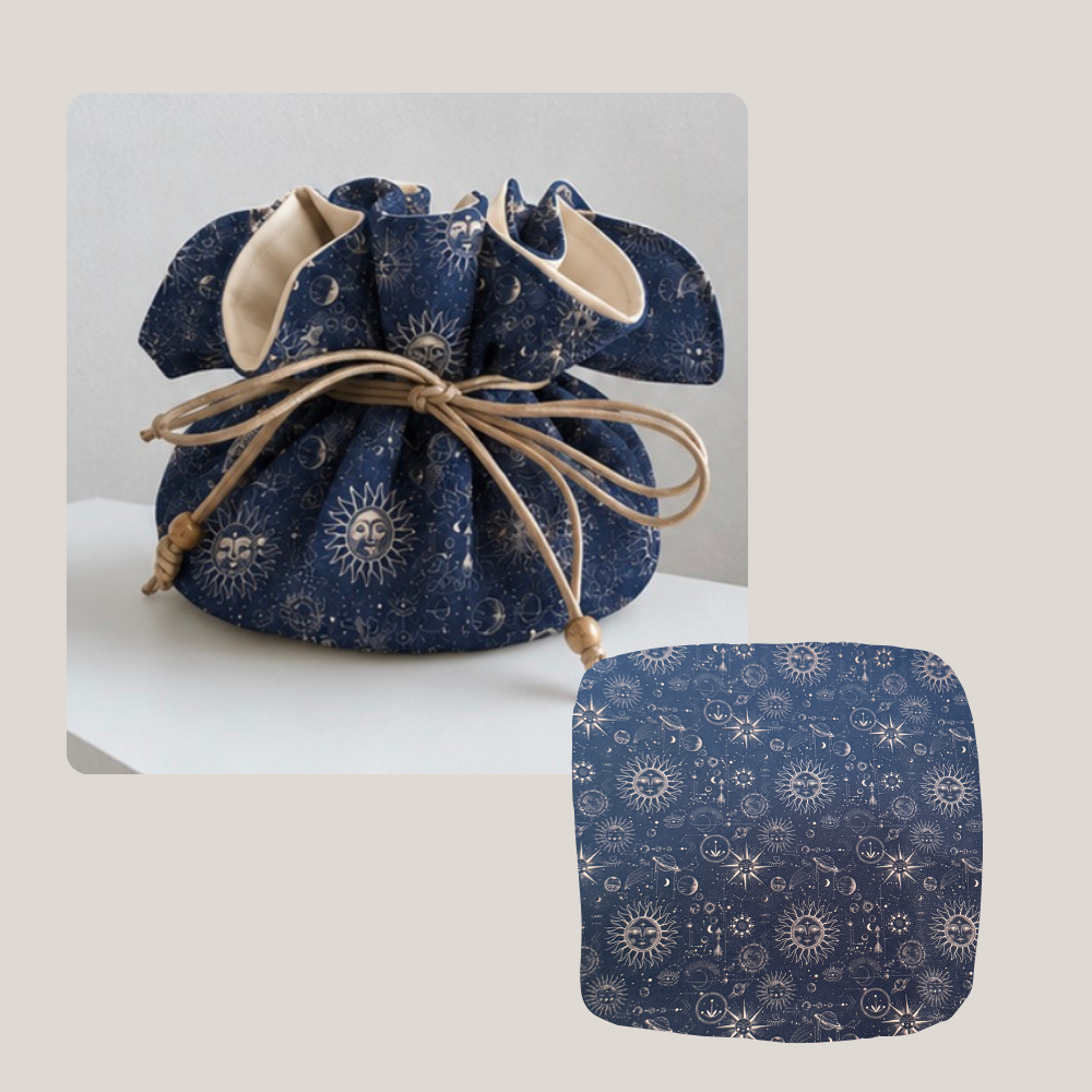 Joyero Pouch Estampado Sol