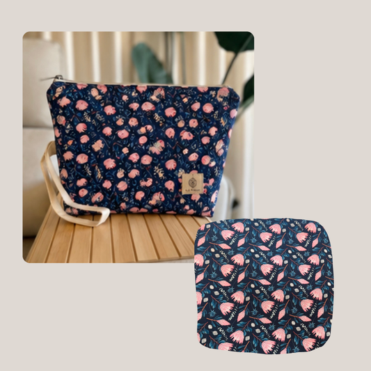Wet Clutch Estampado Flores