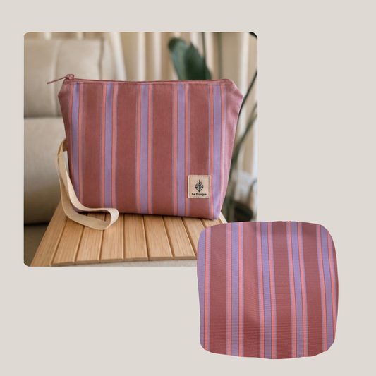 Wet Clutch Estampado Líneas