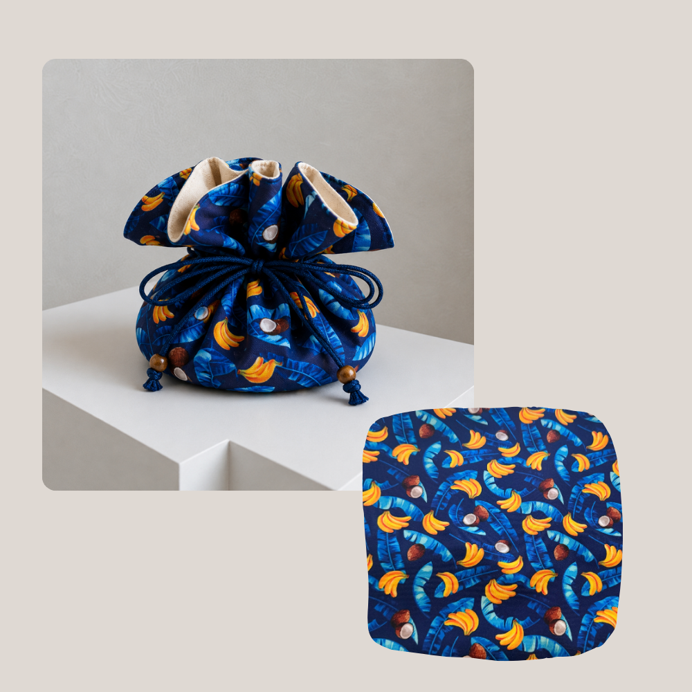 Joyero Pouch Estampado Tropical 2