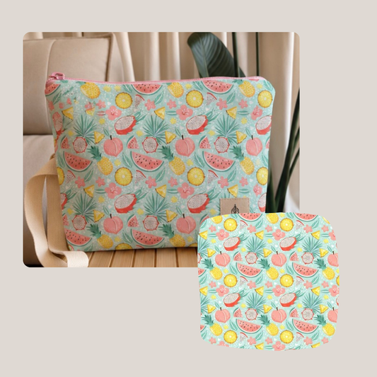 Wet Clutch Estampado Tropical