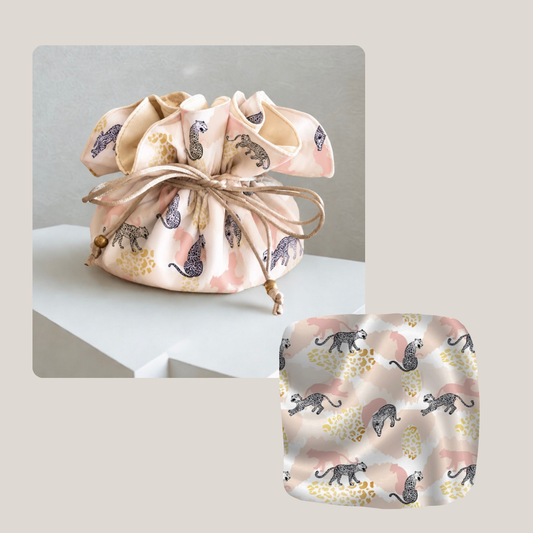 Joyero Pouch Estampado Leopardo