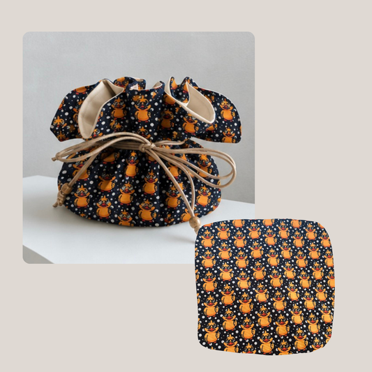 Joyero Pouch Estampado Patos