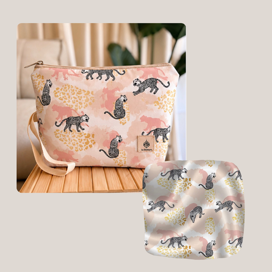 Wet Clutch Estampado Leopardo